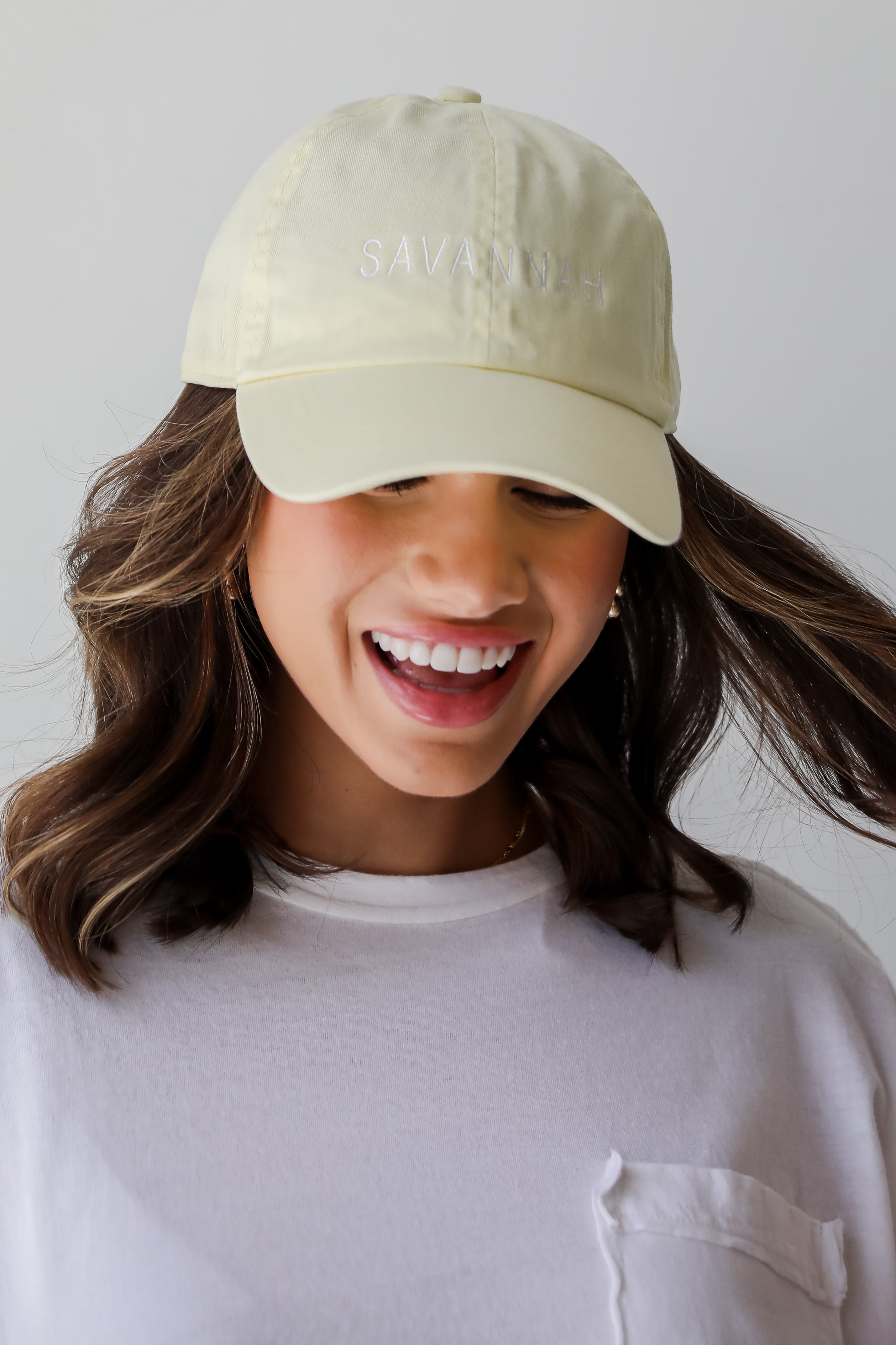 Yellow Savannah Embroidered Hat