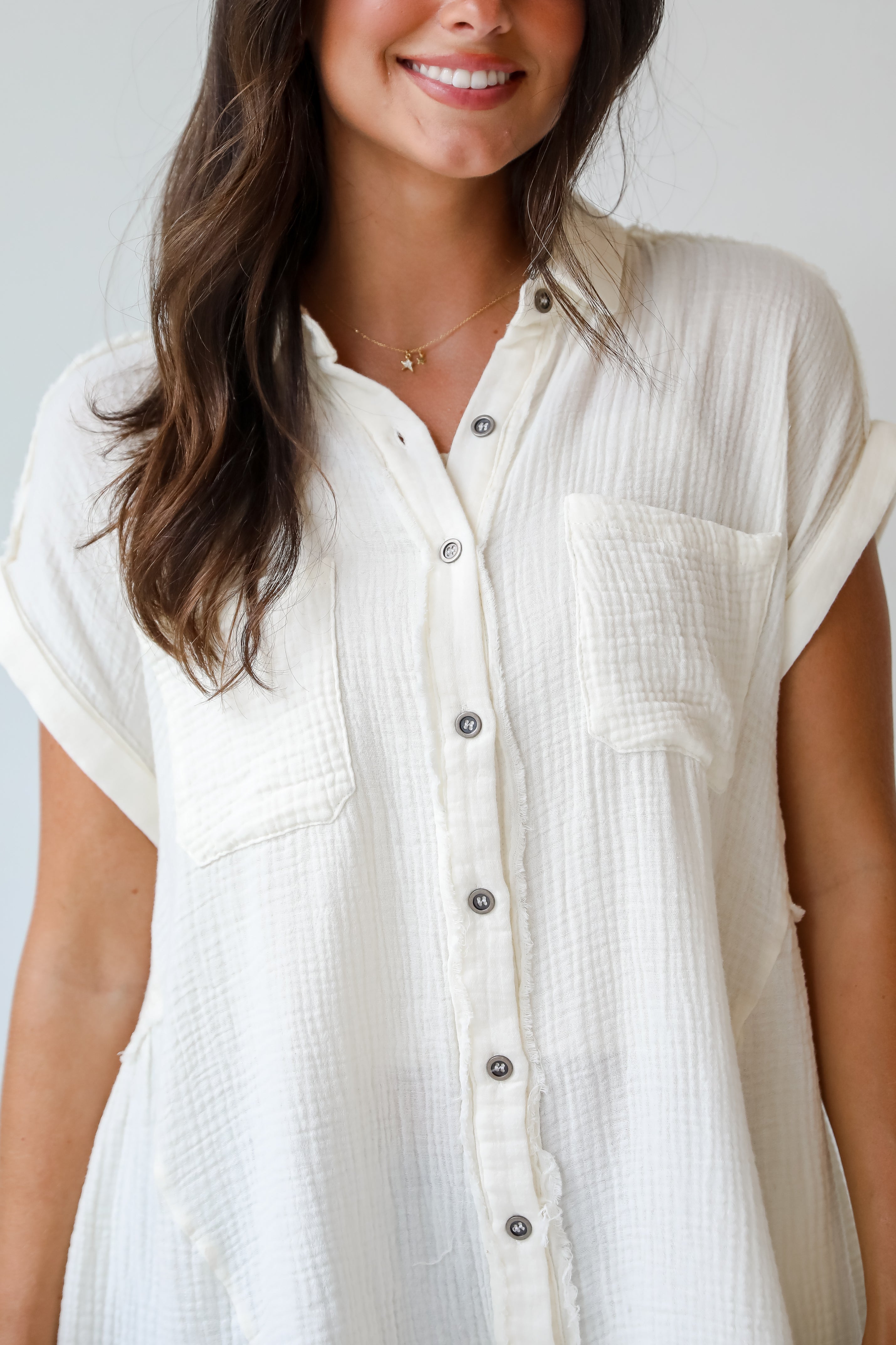 Remarkably Darling Linen Tunic