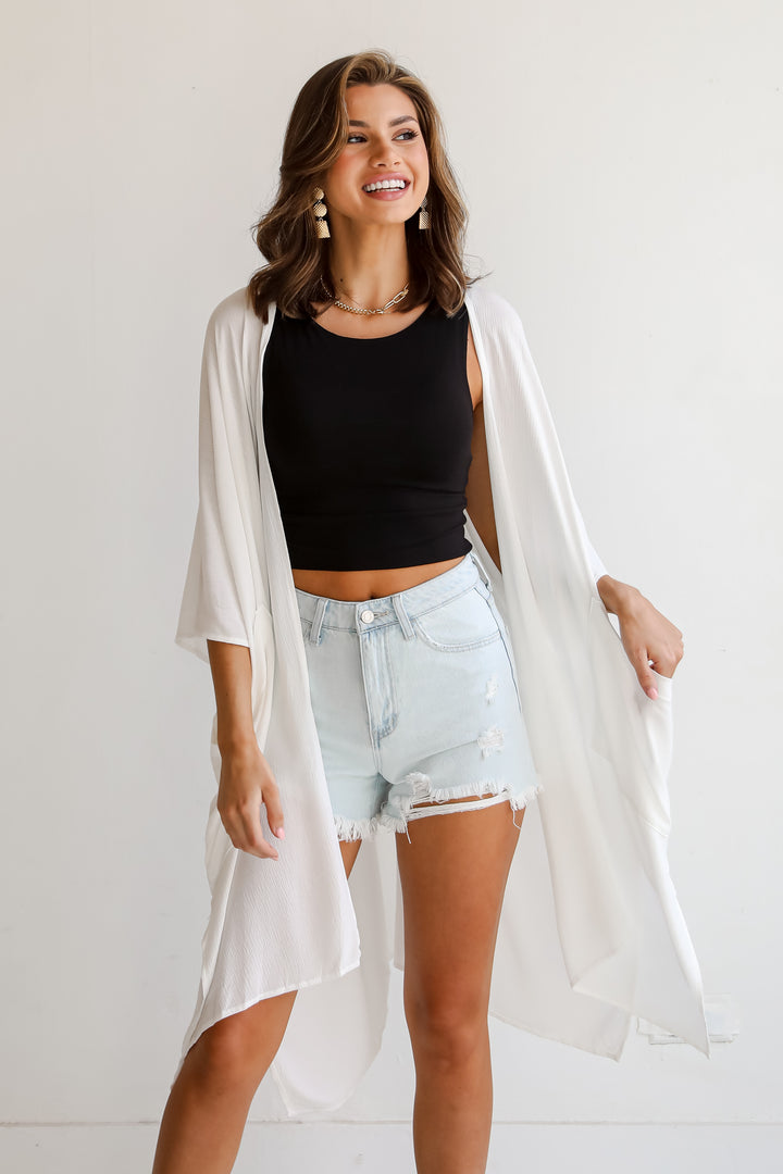 white Kimono for women