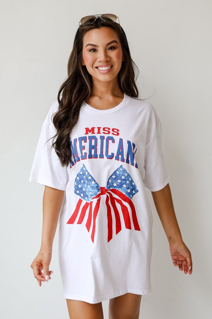 White Miss Americana Graphic Tee