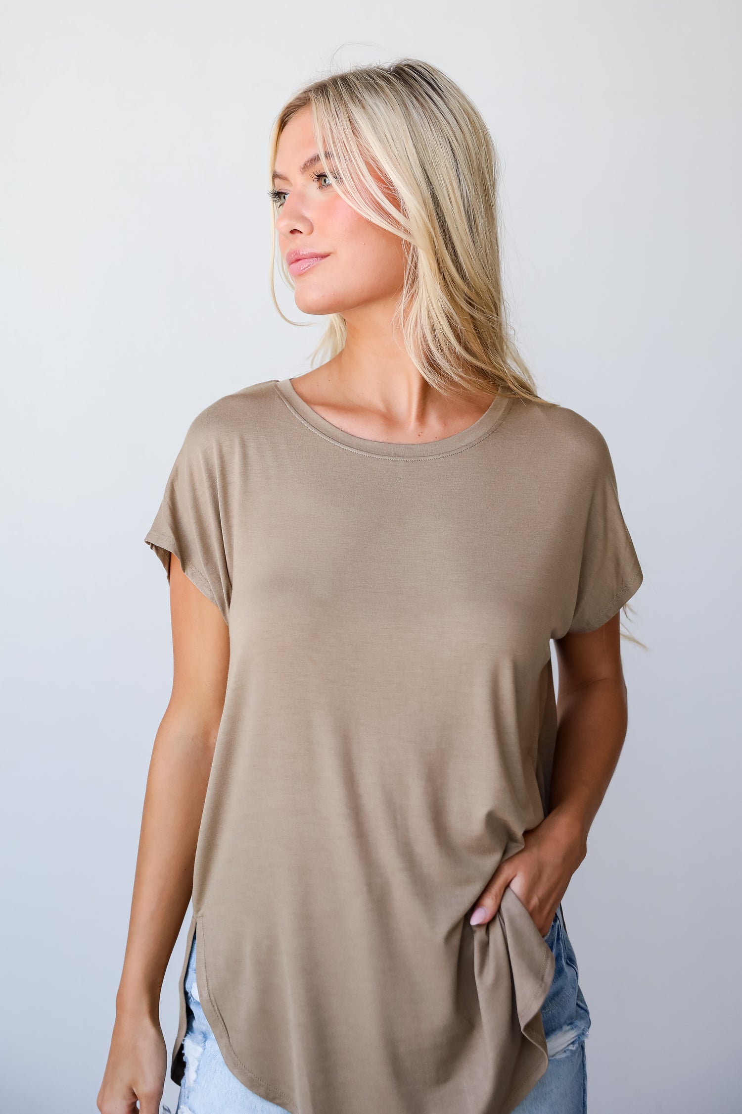 Catherine Mocha Everyday Tee