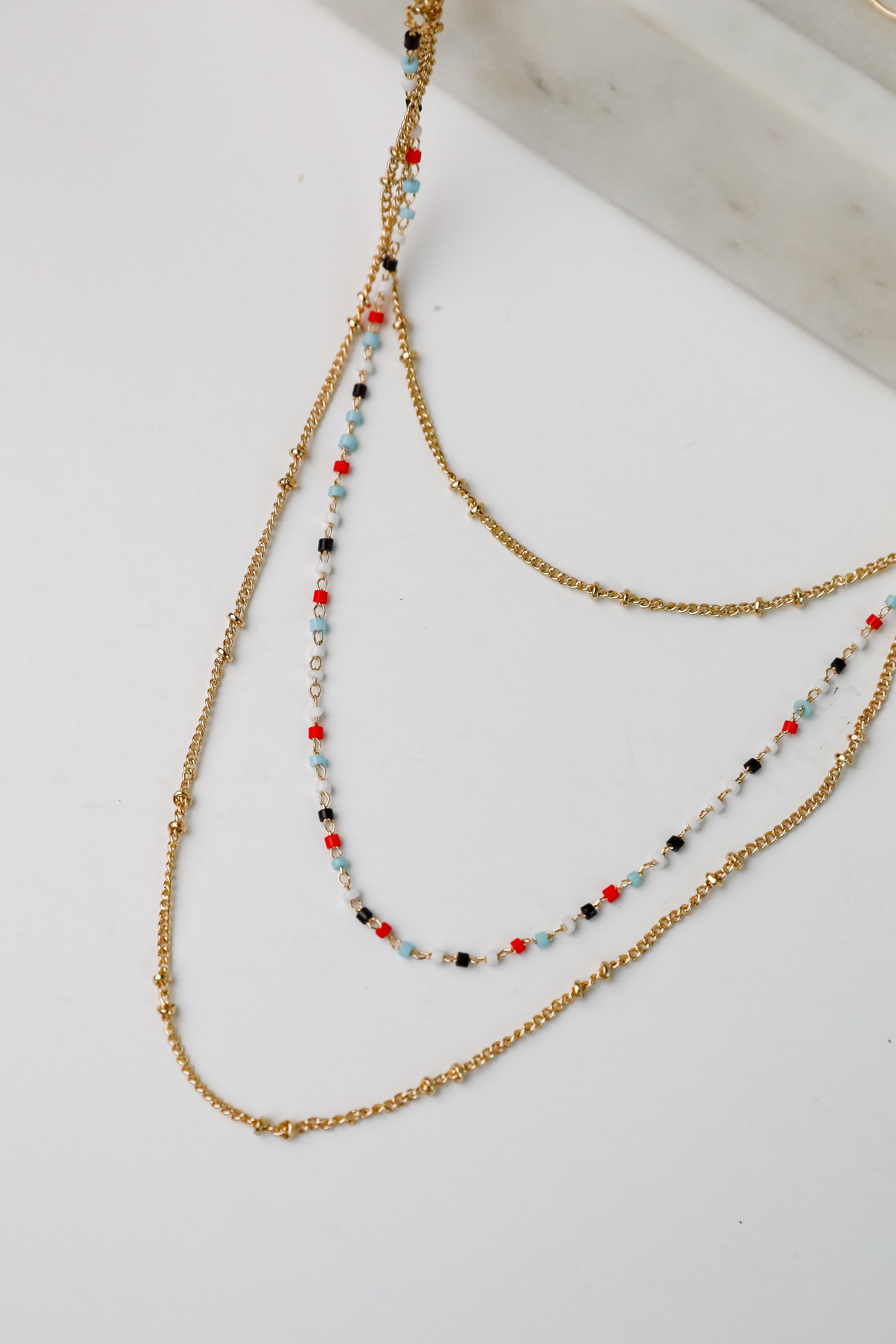 Sophie Multi Beaded Layered Necklace