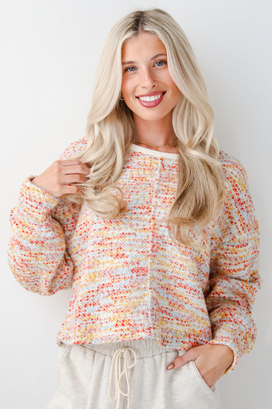 Toasty Charm Multi Sweater