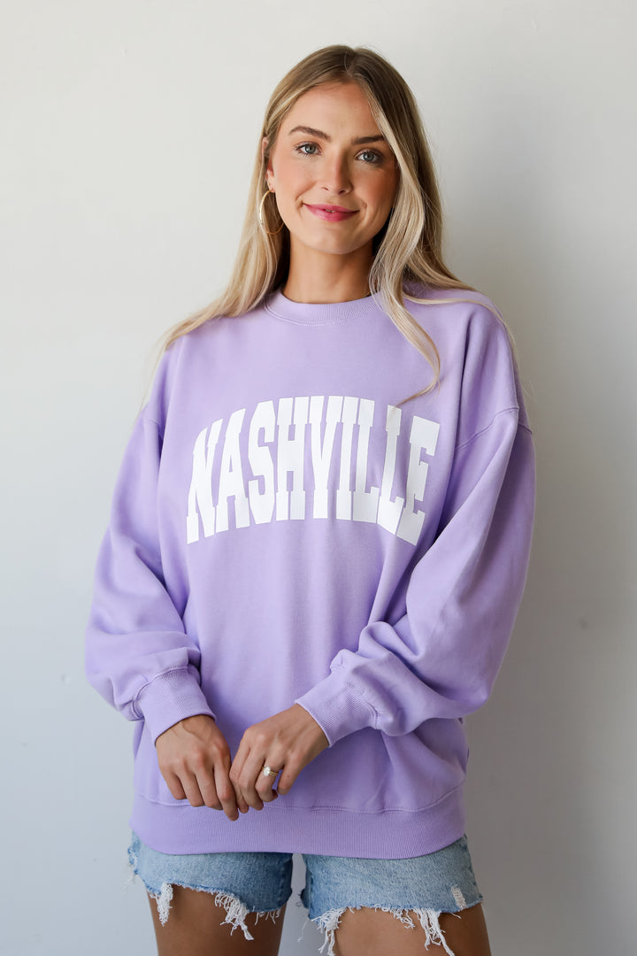 Lavender Nashville Sweatshirt