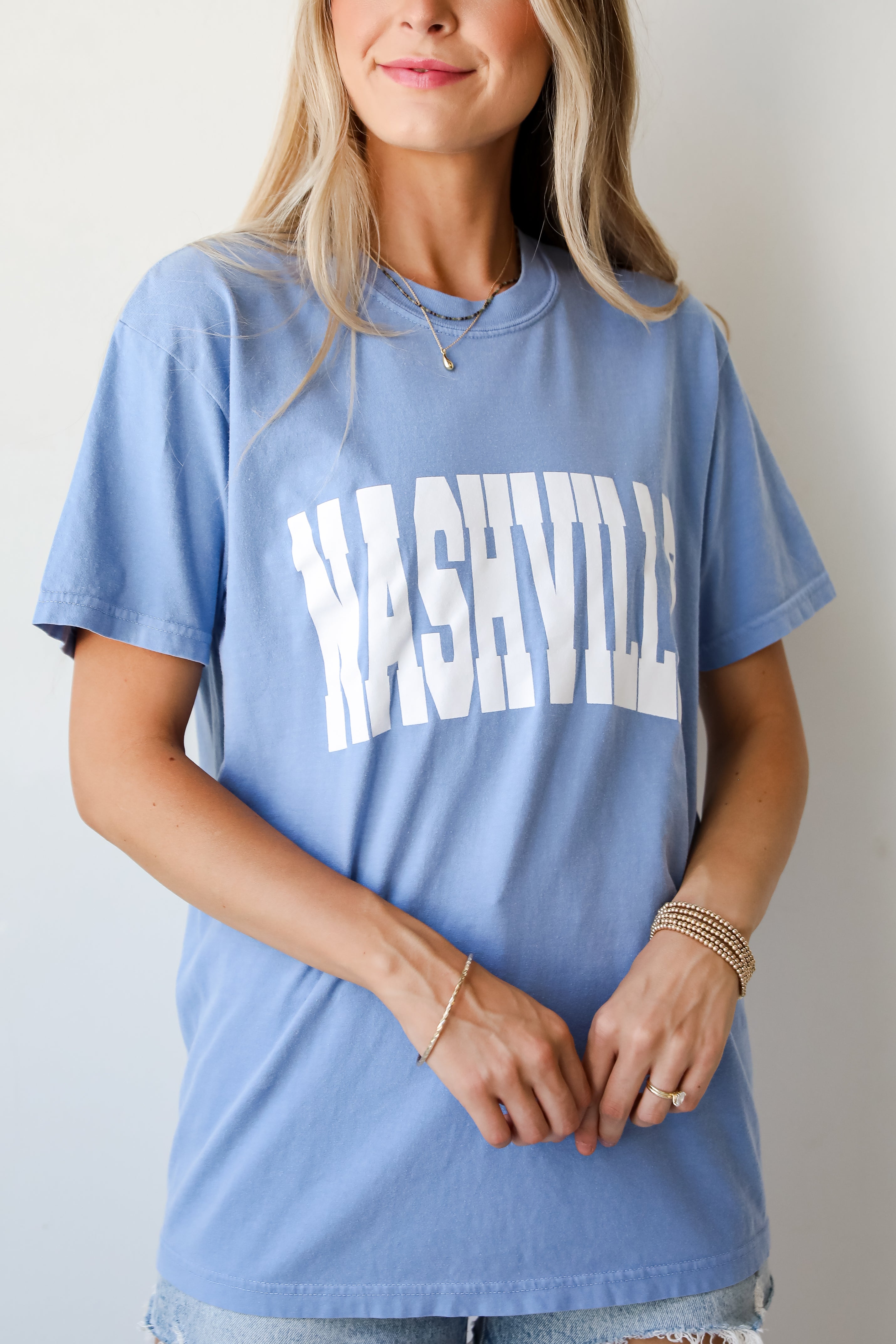 Light Blue Nashville Tee