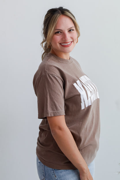 Brown Nashville Tee