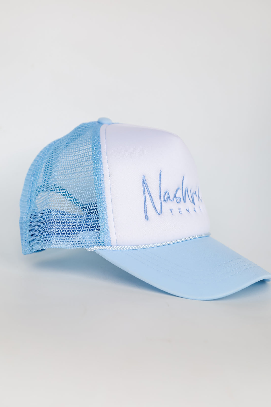 Light Blue Nashville Tennessee Trucker Hat