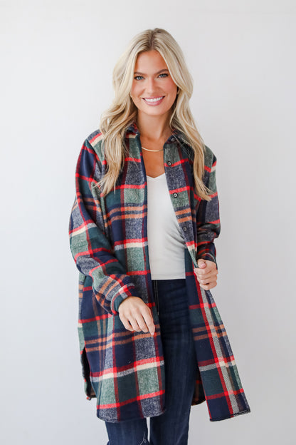 Poised Passion Plaid Shacket