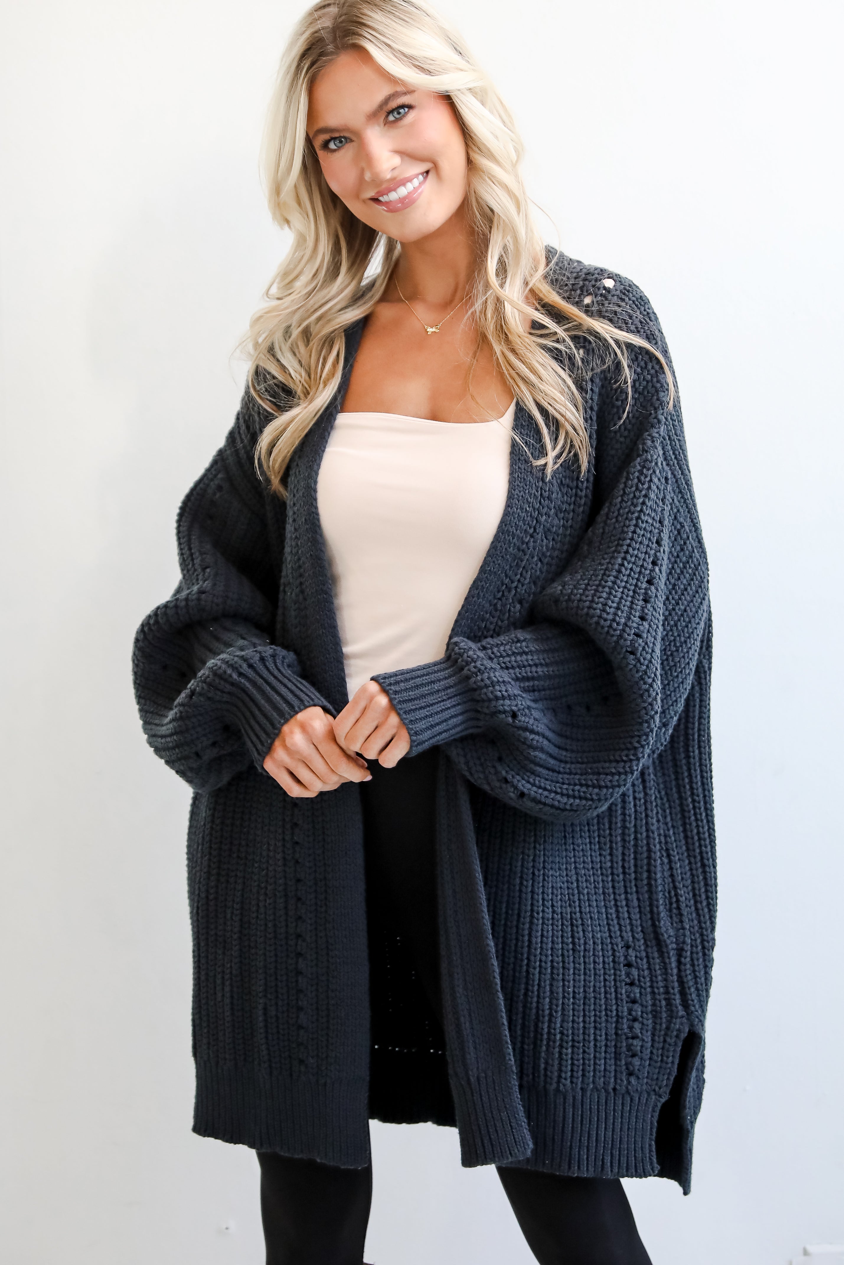 Everyday Design Navy Sweater Cardigan