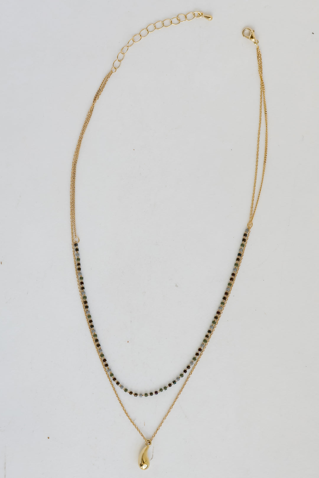 Emma Gold Beaded Layered Necklace