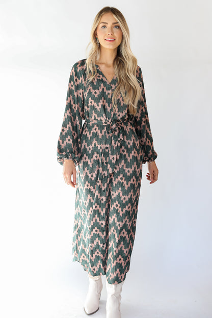 trendy Hunter Green Maxi Dress