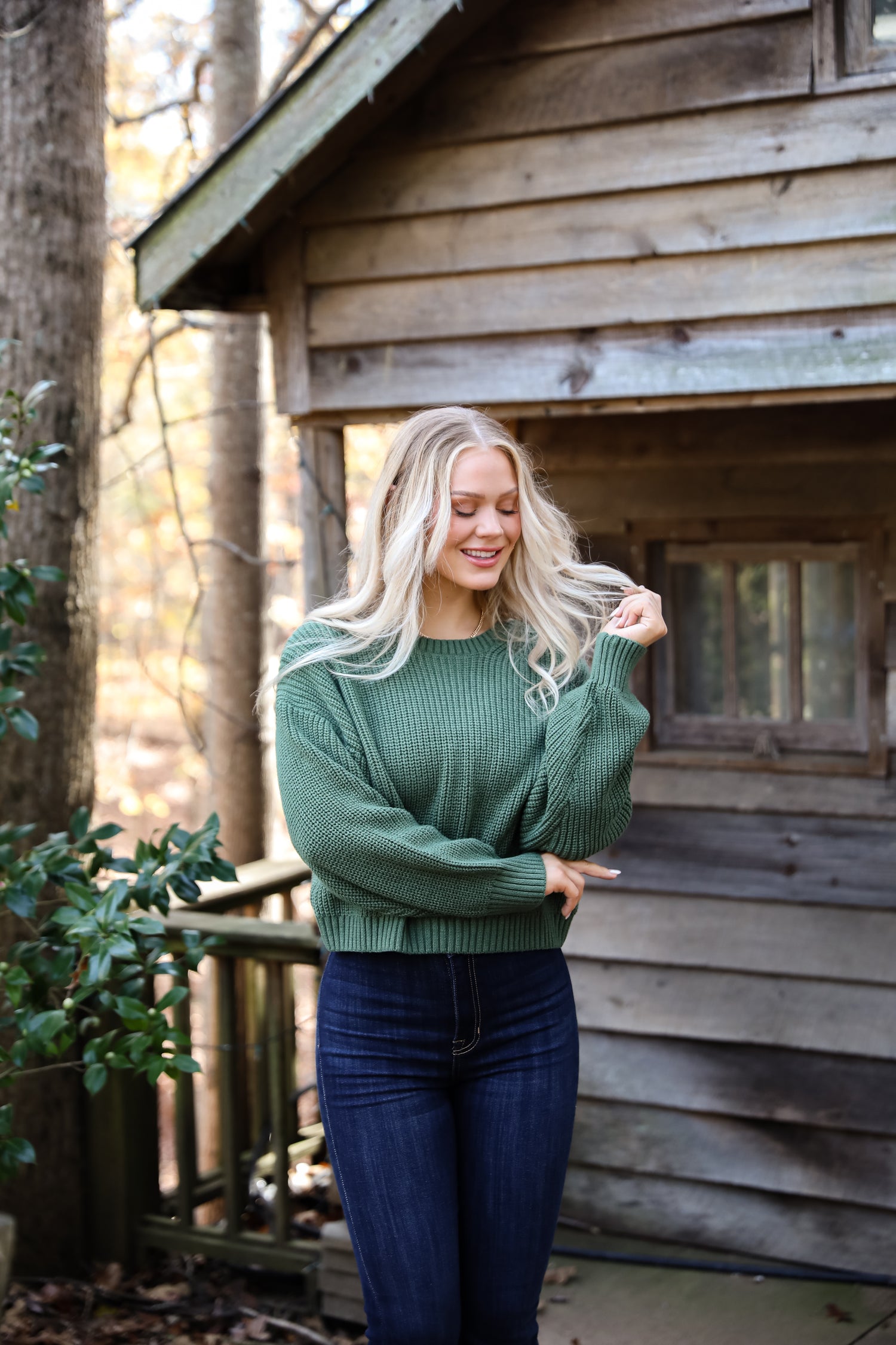 Immaculate Essence Olive Sweater