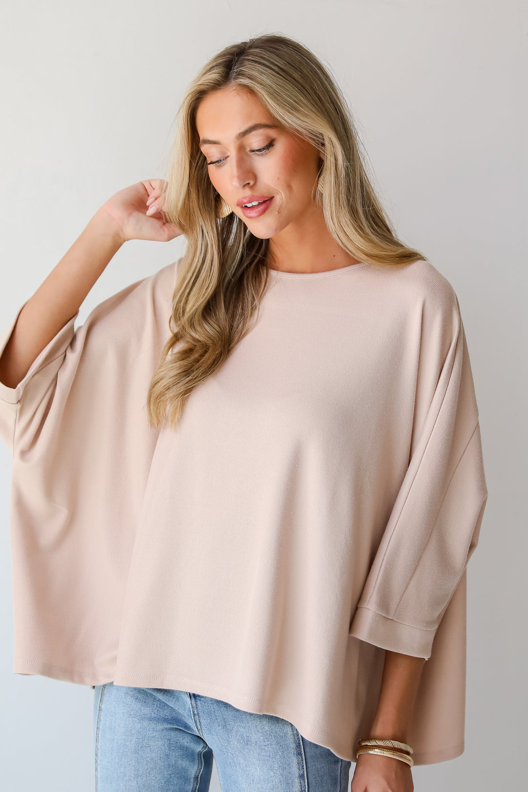 Reagan Oversized Knit Top