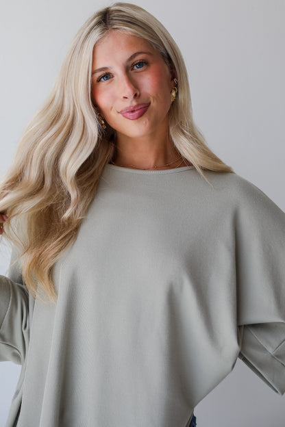 Reagan Oversized Knit Top