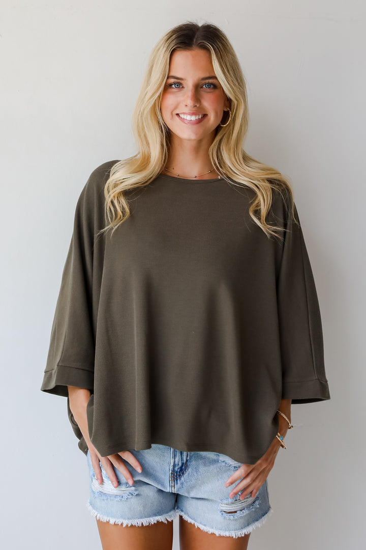 Reagan Oversized Knit Top