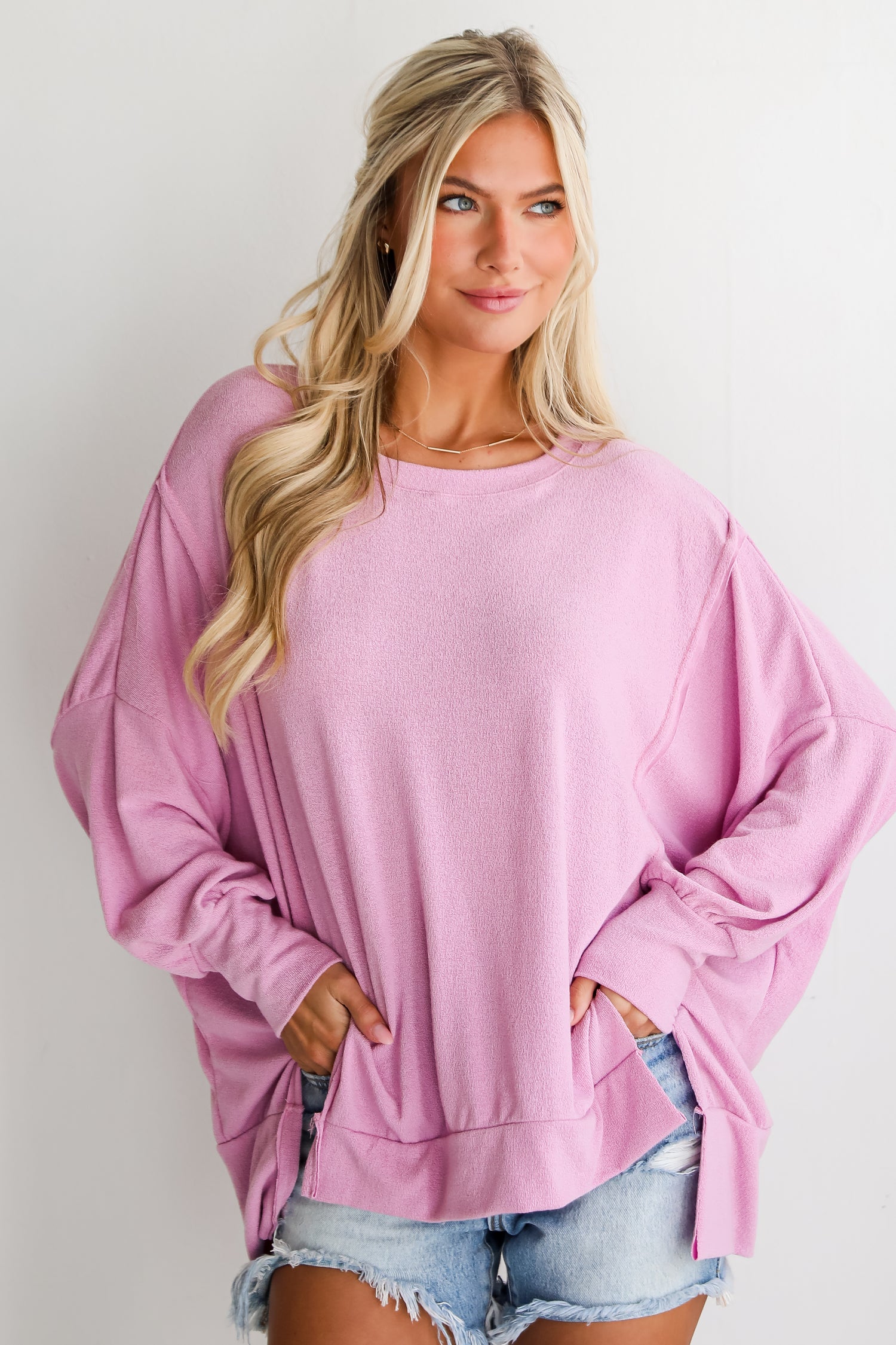 lightweight knit pullover