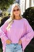 pink Oversized Pullover