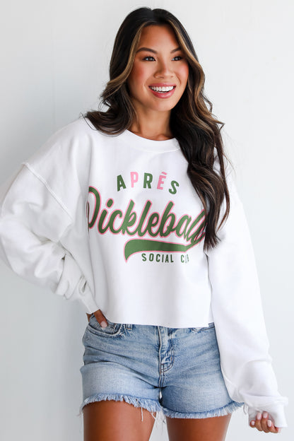 Après Pickleball Social Club Cropped Sweatshirt