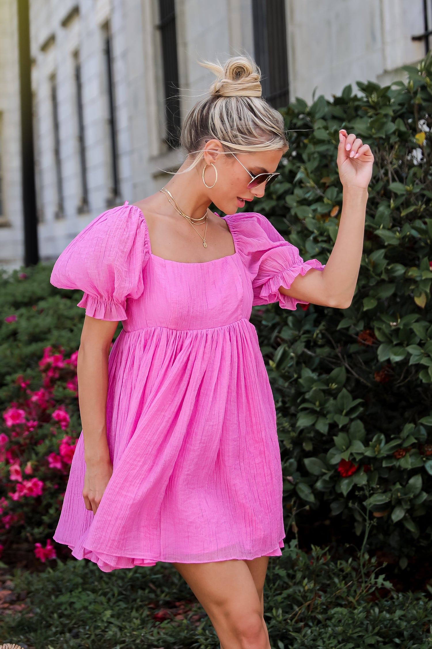 pink dresses