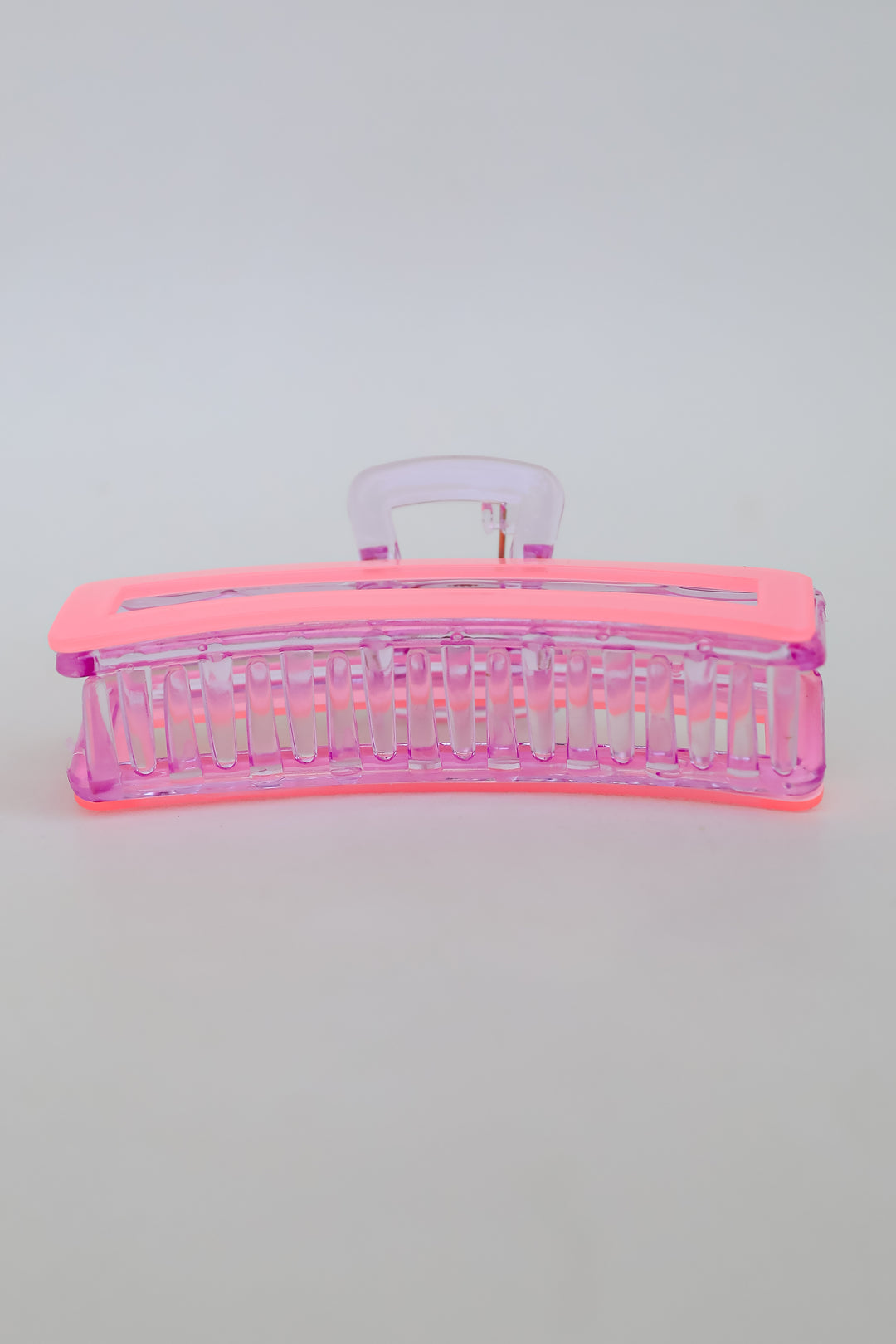 Pink Acrylic Claw Hair Clip