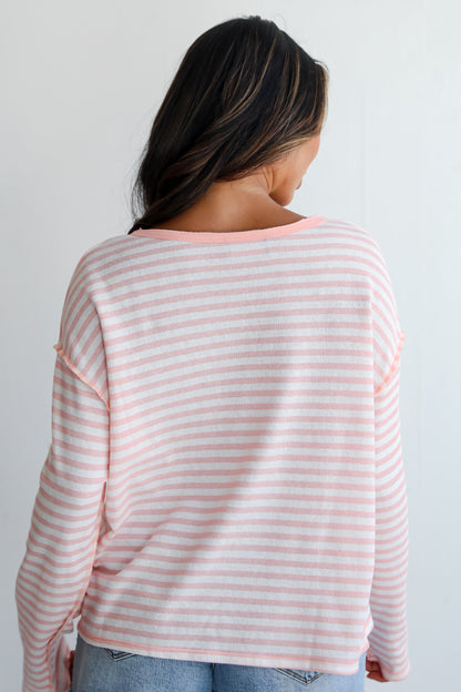 Everleigh Pink Striped Top