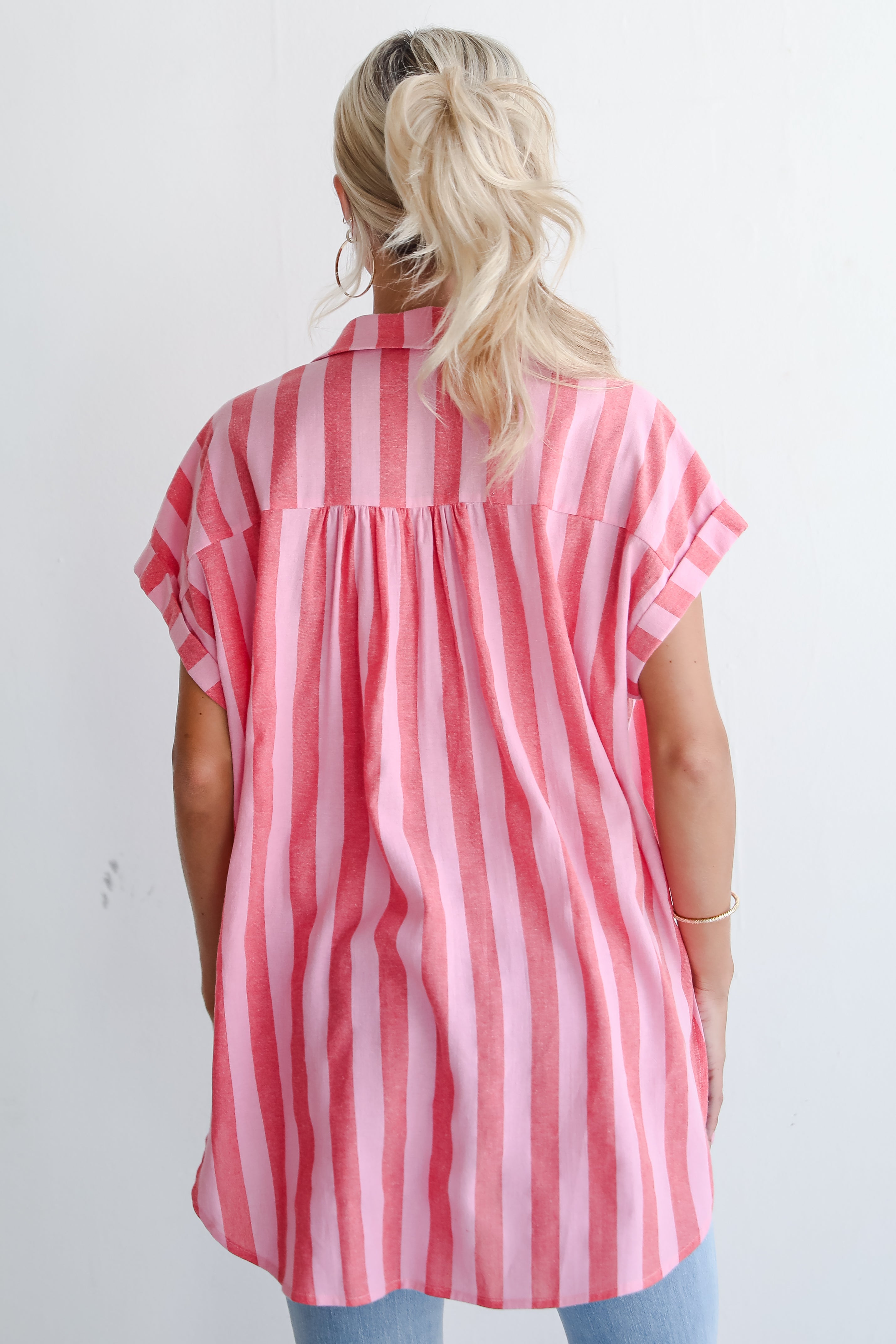 Pretty In Pink Striped Tunic