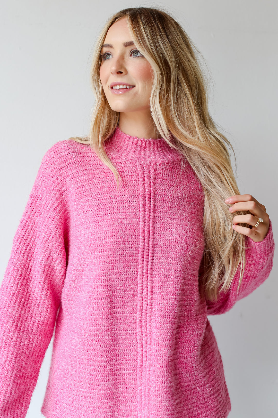 cozy pink sweaters