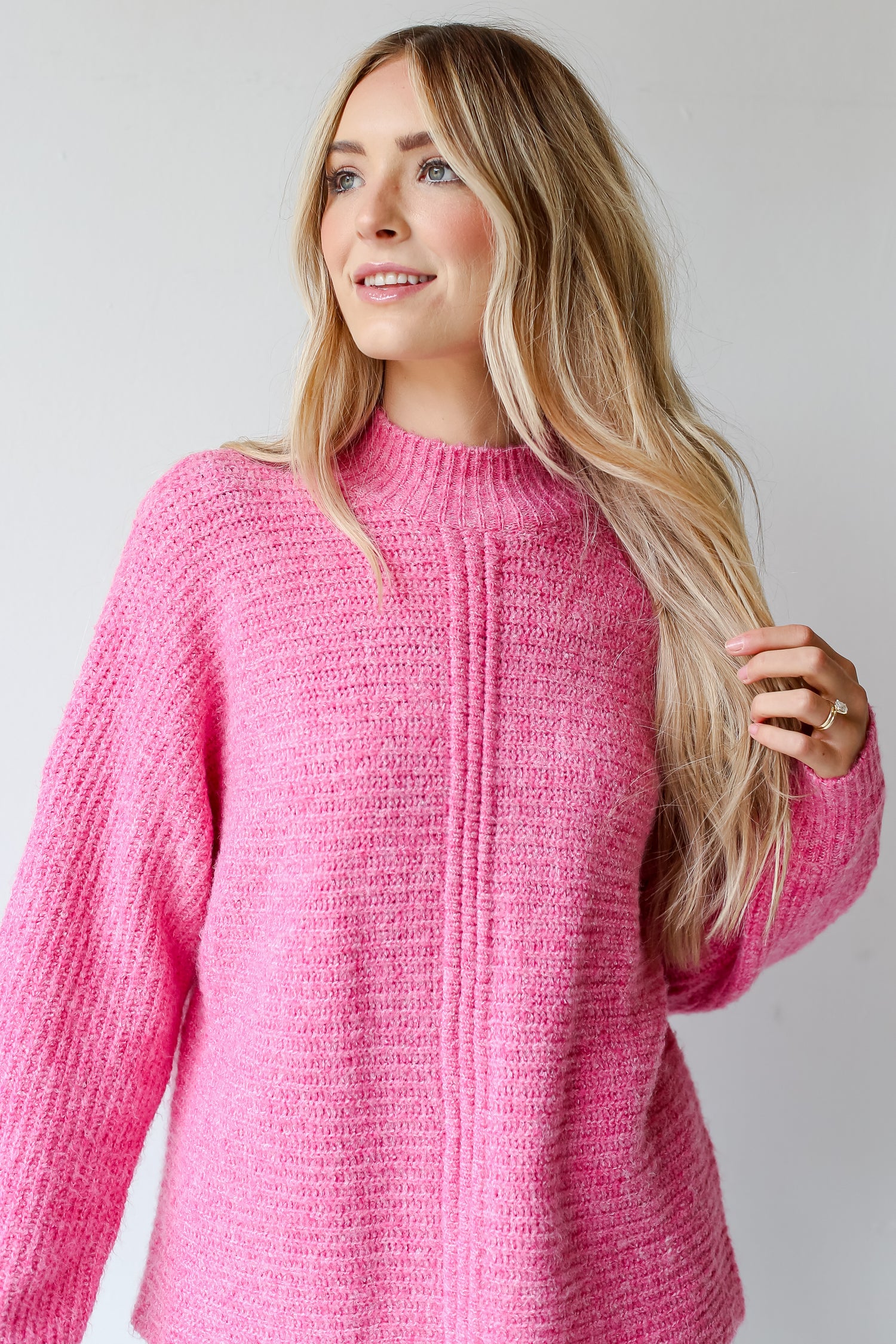 cozy pink sweaters