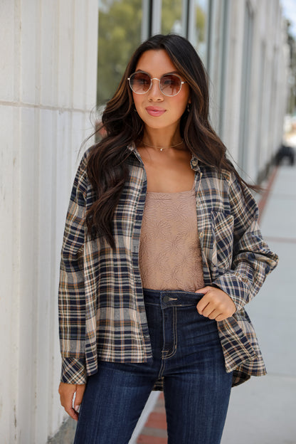 Autumn Concept Plaid Flannel