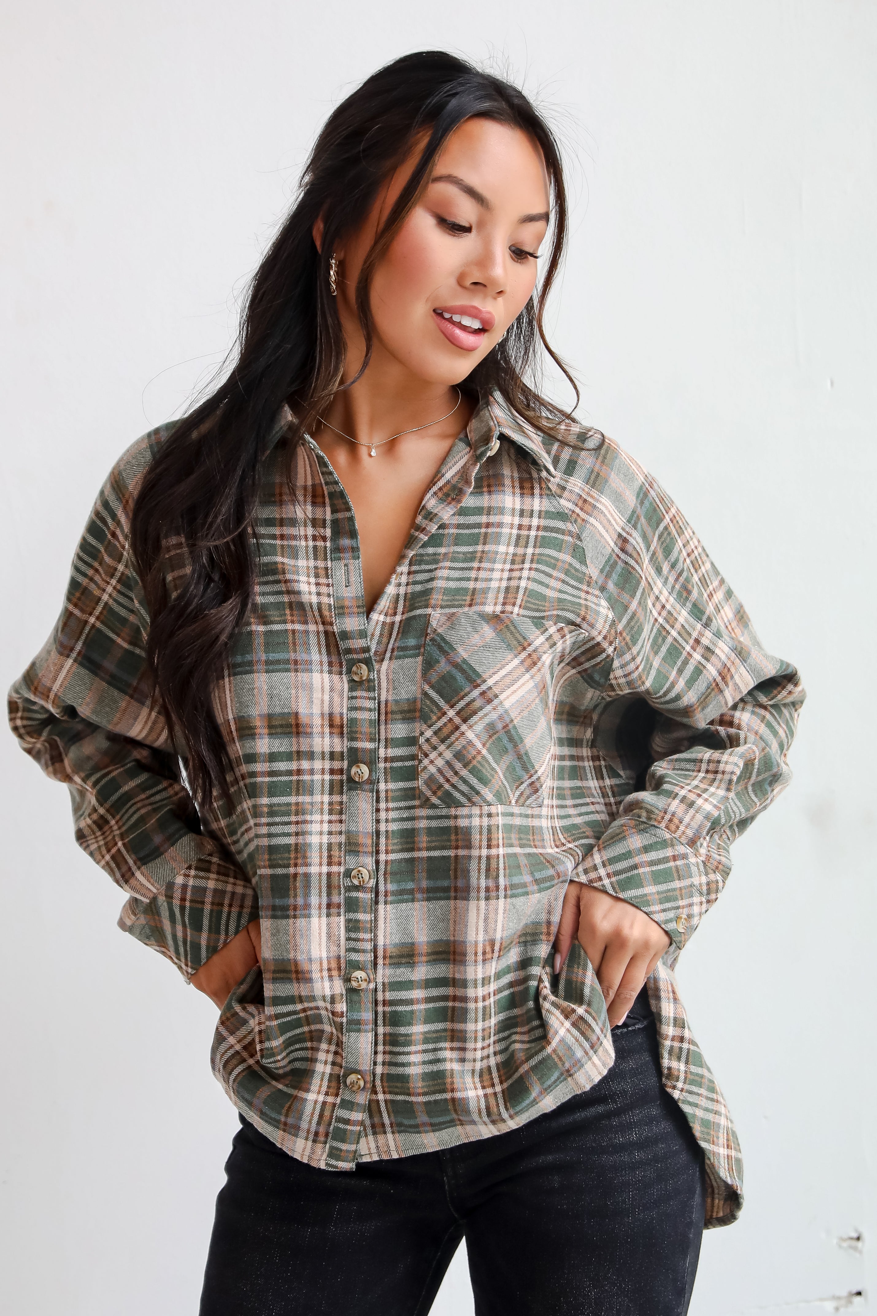 Autumn Concept Plaid Flannel