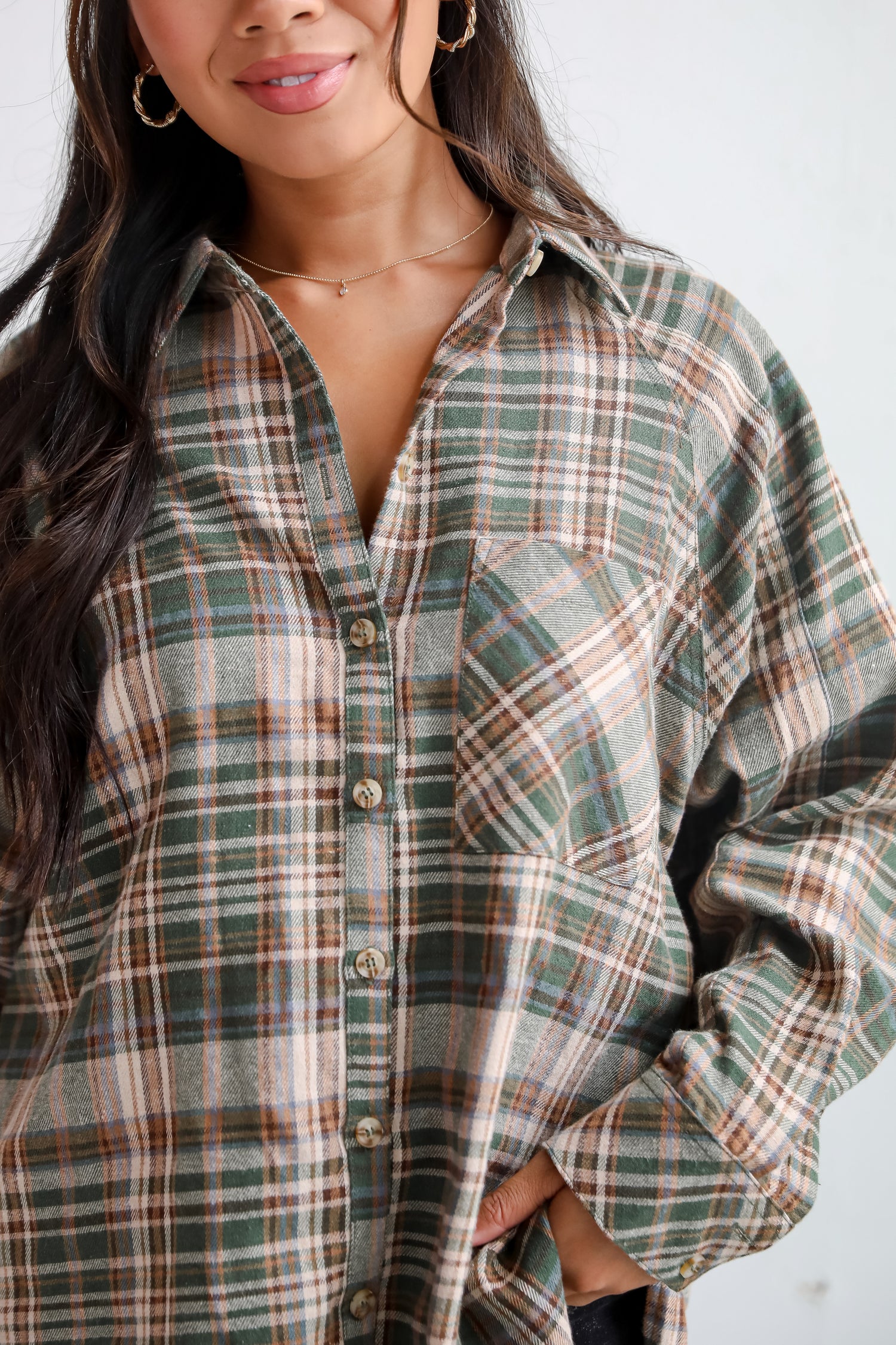 Autumn Concept Plaid Flannel