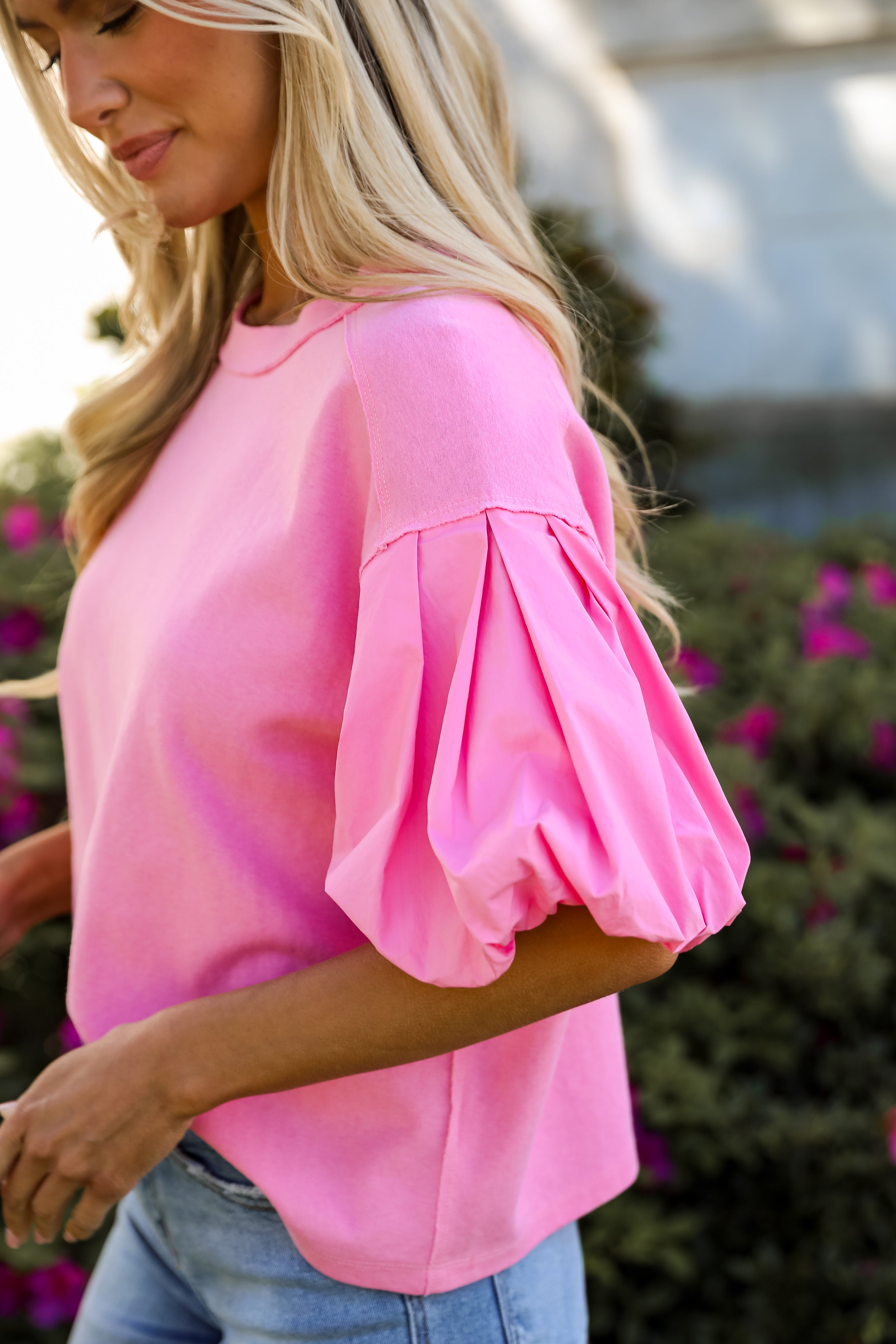 cute pink top