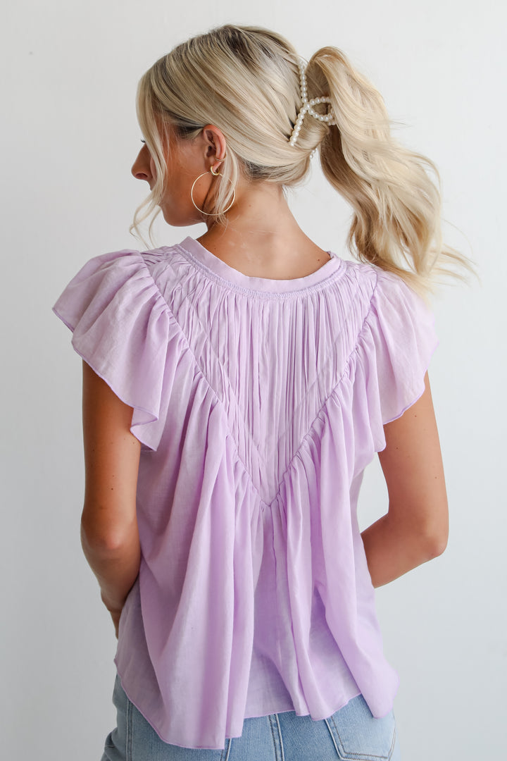 Exquisite Sweetness Lavender Blouse