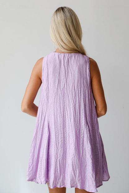 Pretty Sweetheart Lavender Mini Dress