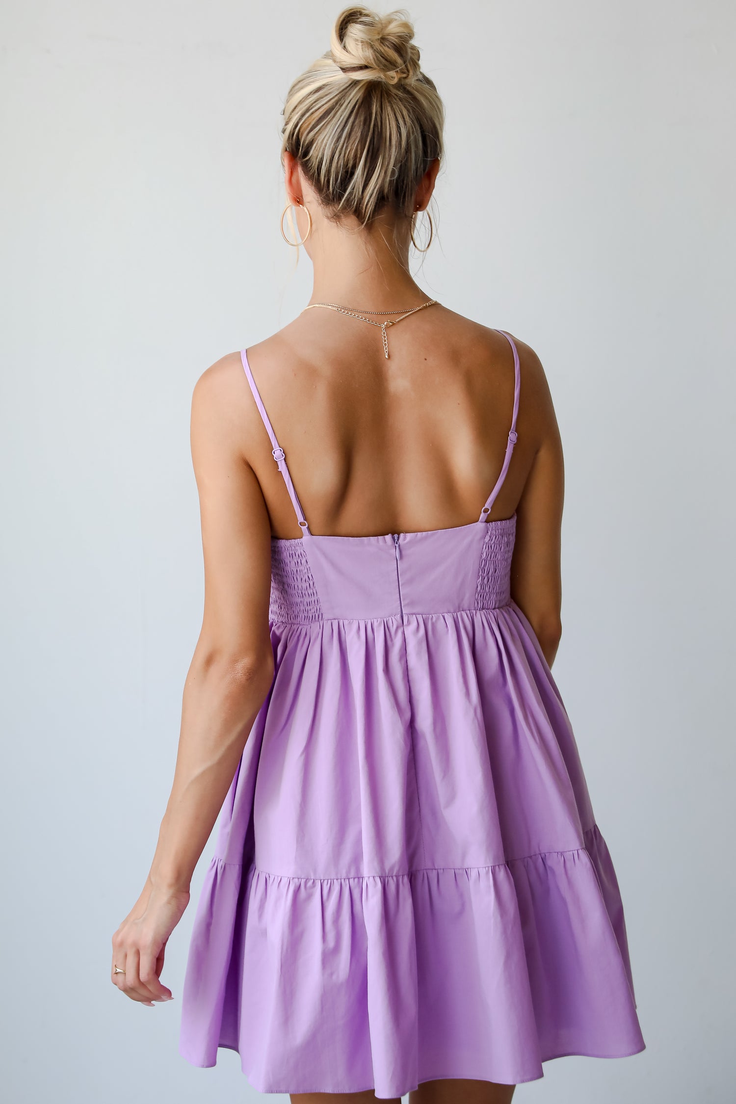 Obviously Gorgeous Lavender Mini Dress