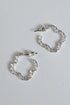 Sabrina Quatrefoil Hoop Earrings