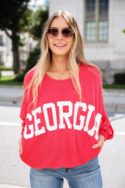 Georgia Corded Pullover