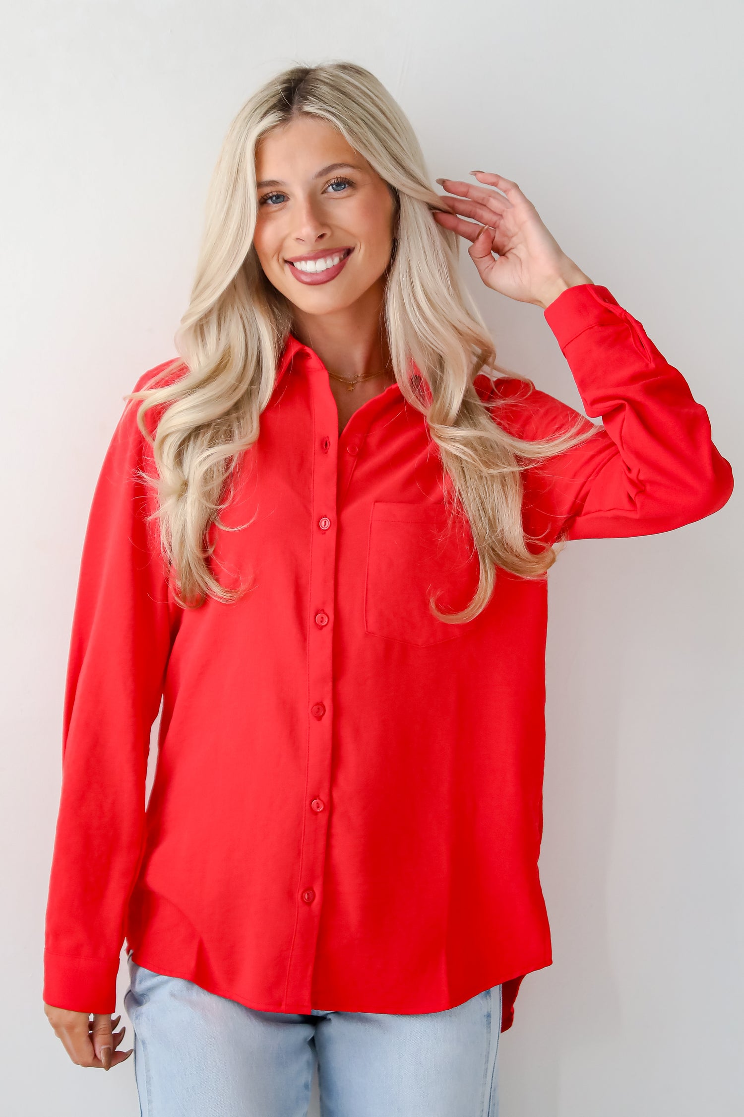 Perfected Sophistication Button-Up Blouse