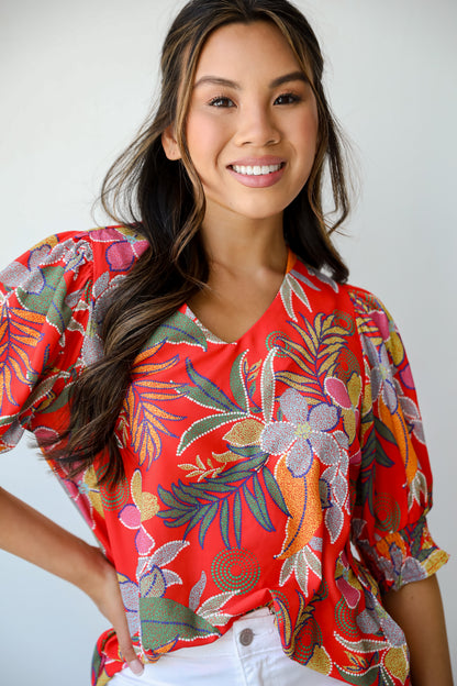 colorful blouse