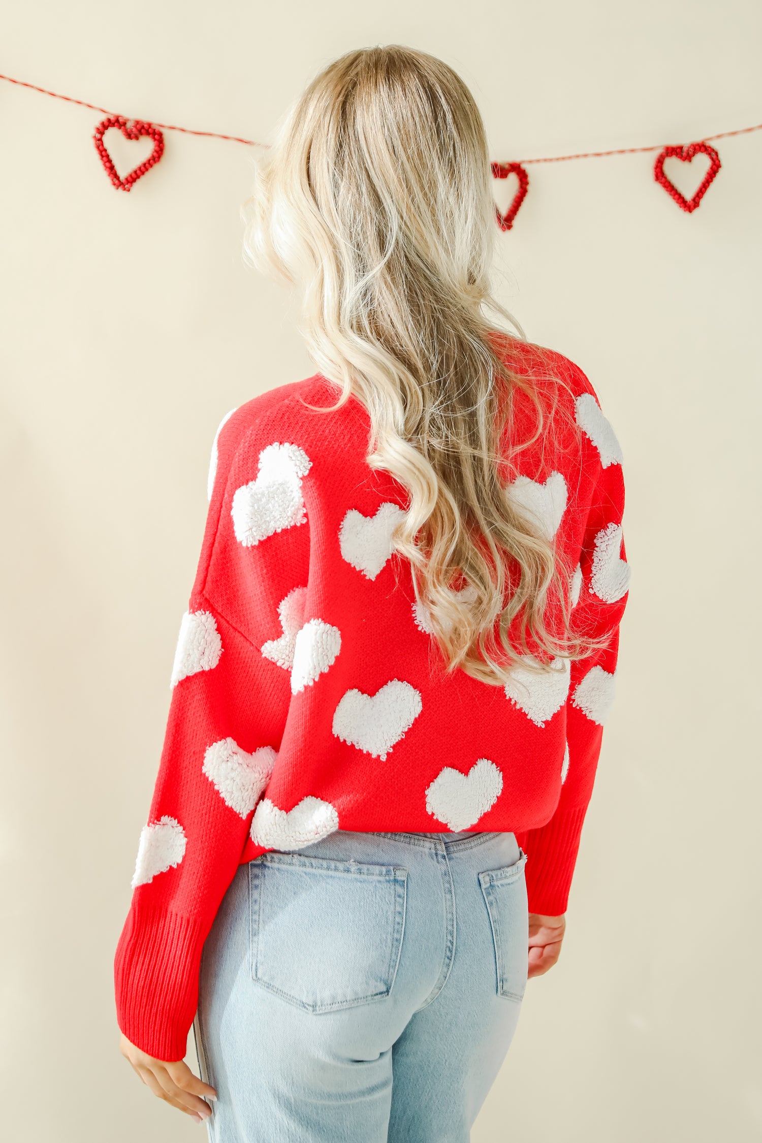 Easily Loved Heart Sweater