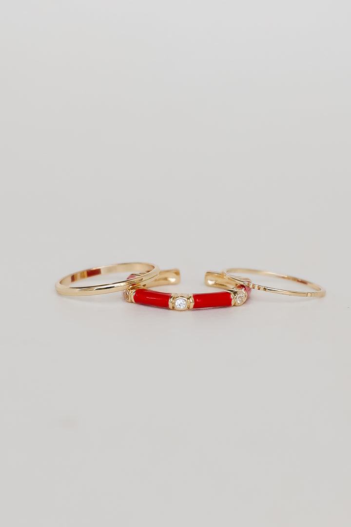 Emilee Gold Ring Set