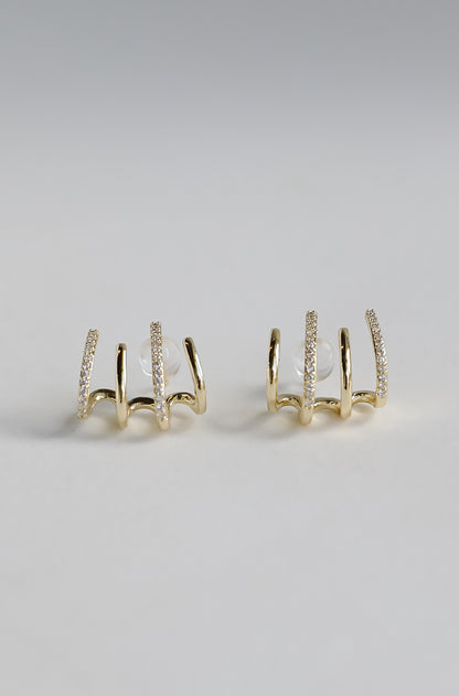 Gold Stud Earrings