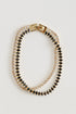 Gold Rhinestone Layered Chain Bracelet