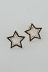 Rachel Gold Rhinestone Star Earrings