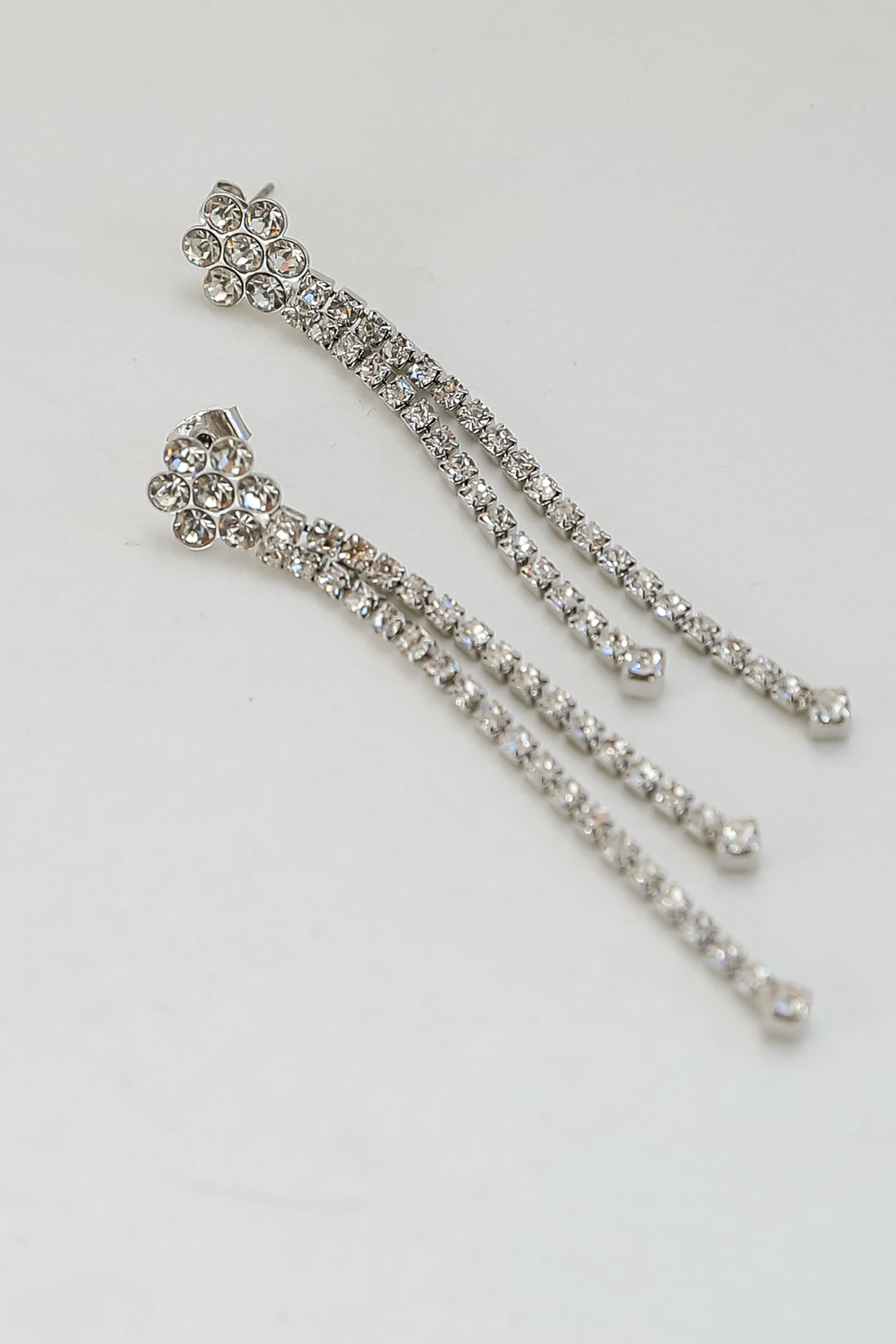 silver earrings