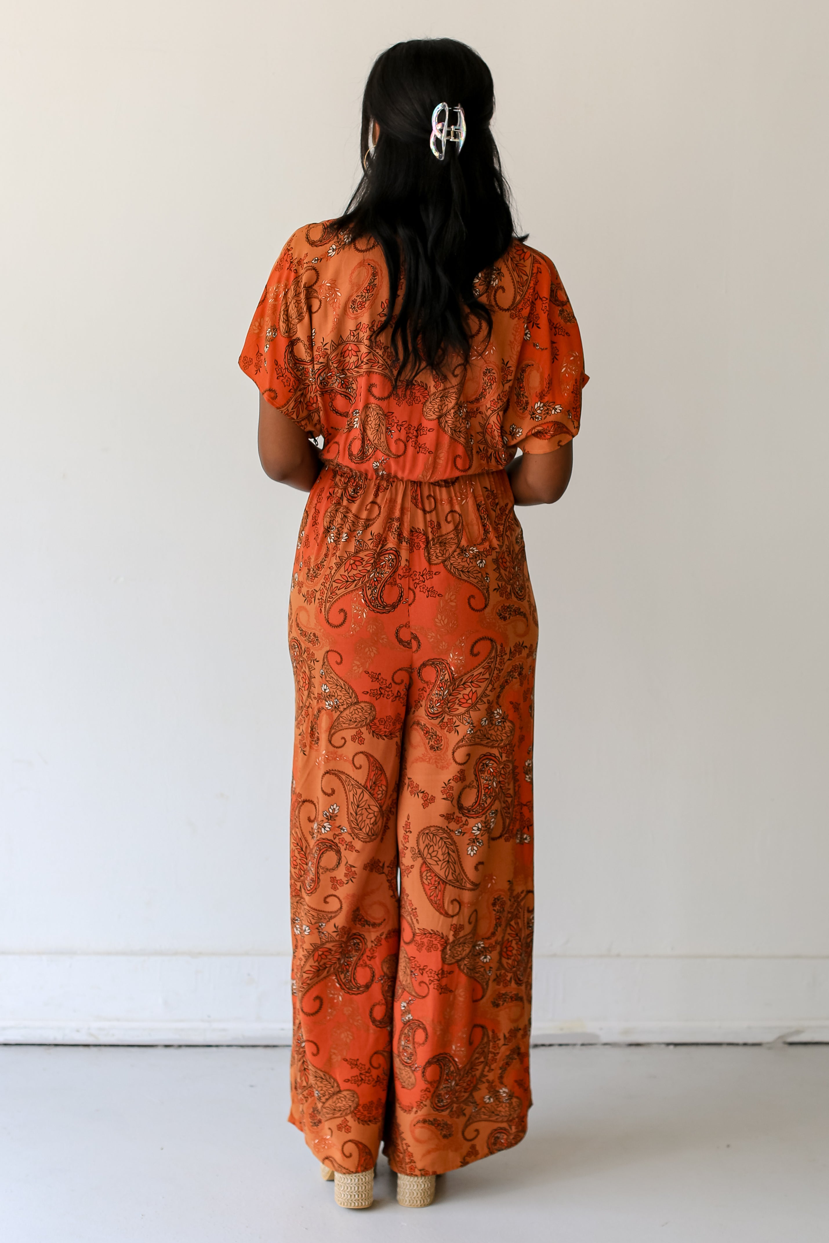 Paisley Jumpsuit back view