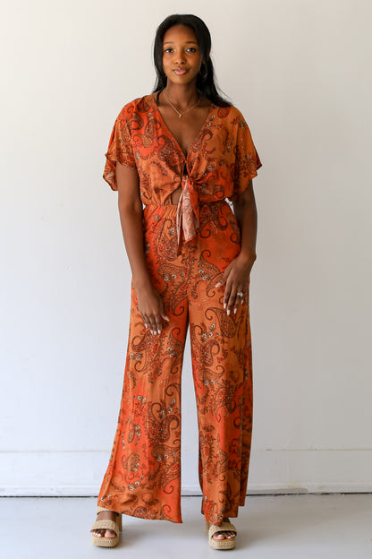 Paisley Jumpsuit on dress up model