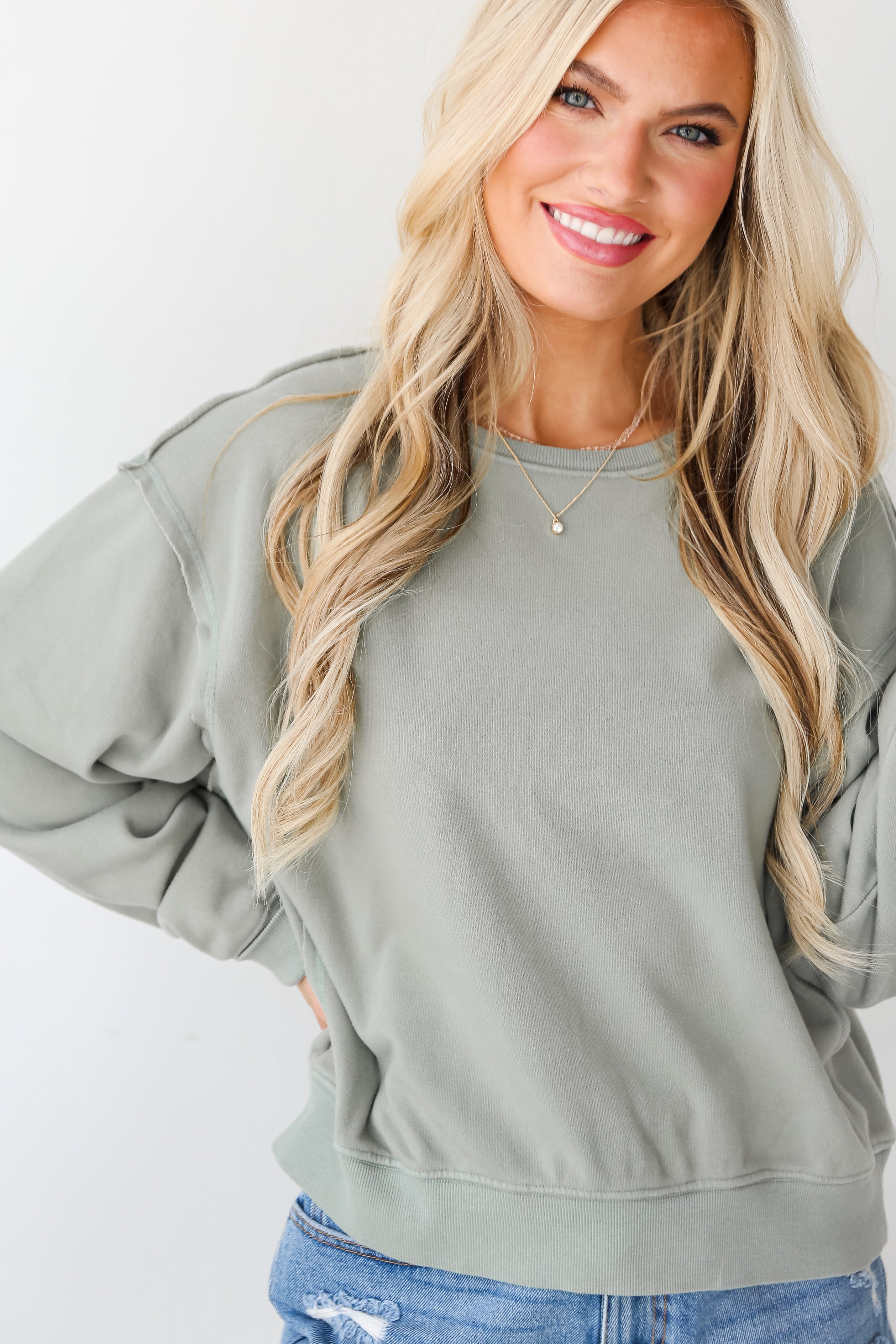 fleece lined sweatshirt