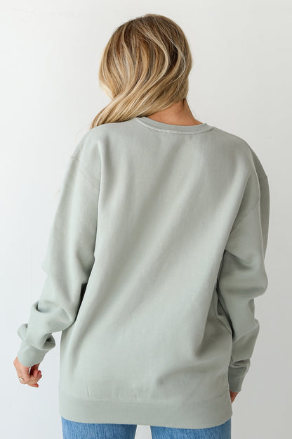 Sage Greenville South Carolina Sweatshirt back view