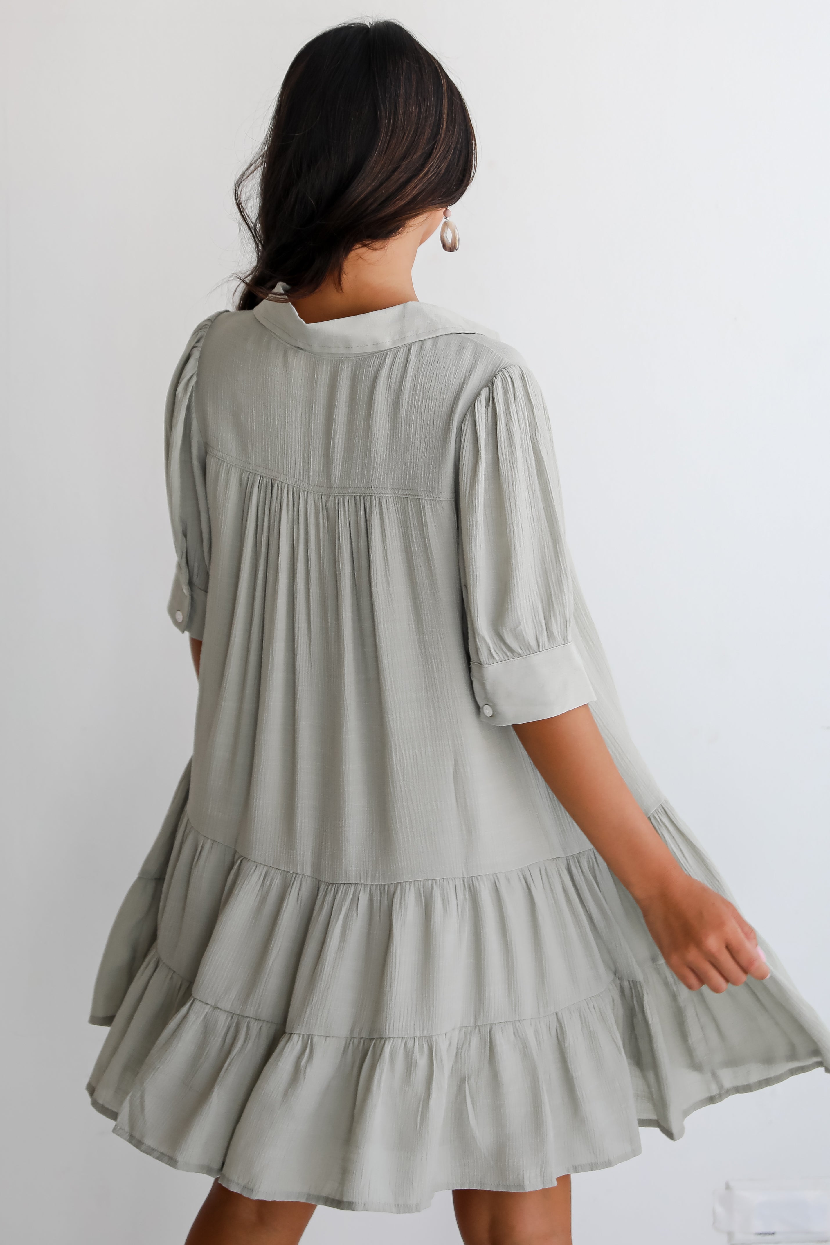 Enviable Sweetness Sage Mini Dress